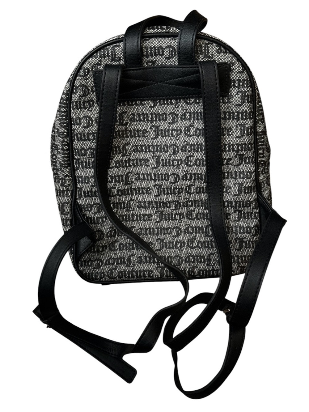 Juicy Couture Black Monogram Freshly Picked Strawberry Backpack - Picture 2 of 4